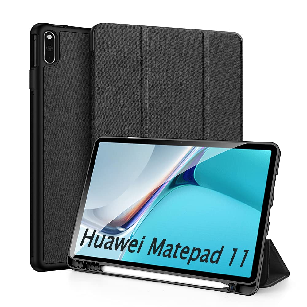 Dux Ducis Domo Series coque Huawei MatePad 11 DBY-W09 noire avec support