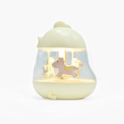 WE WEKIDS veilleuse musicale poussin carrousel rechargeable 7 couleurs