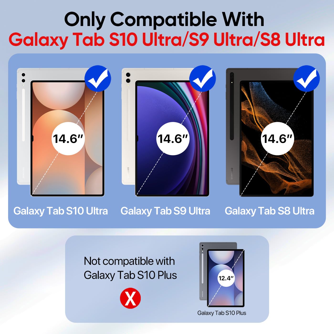 Dux Ducis Domo Series coque Galaxy Tab Ultra 14,6 pouces noire