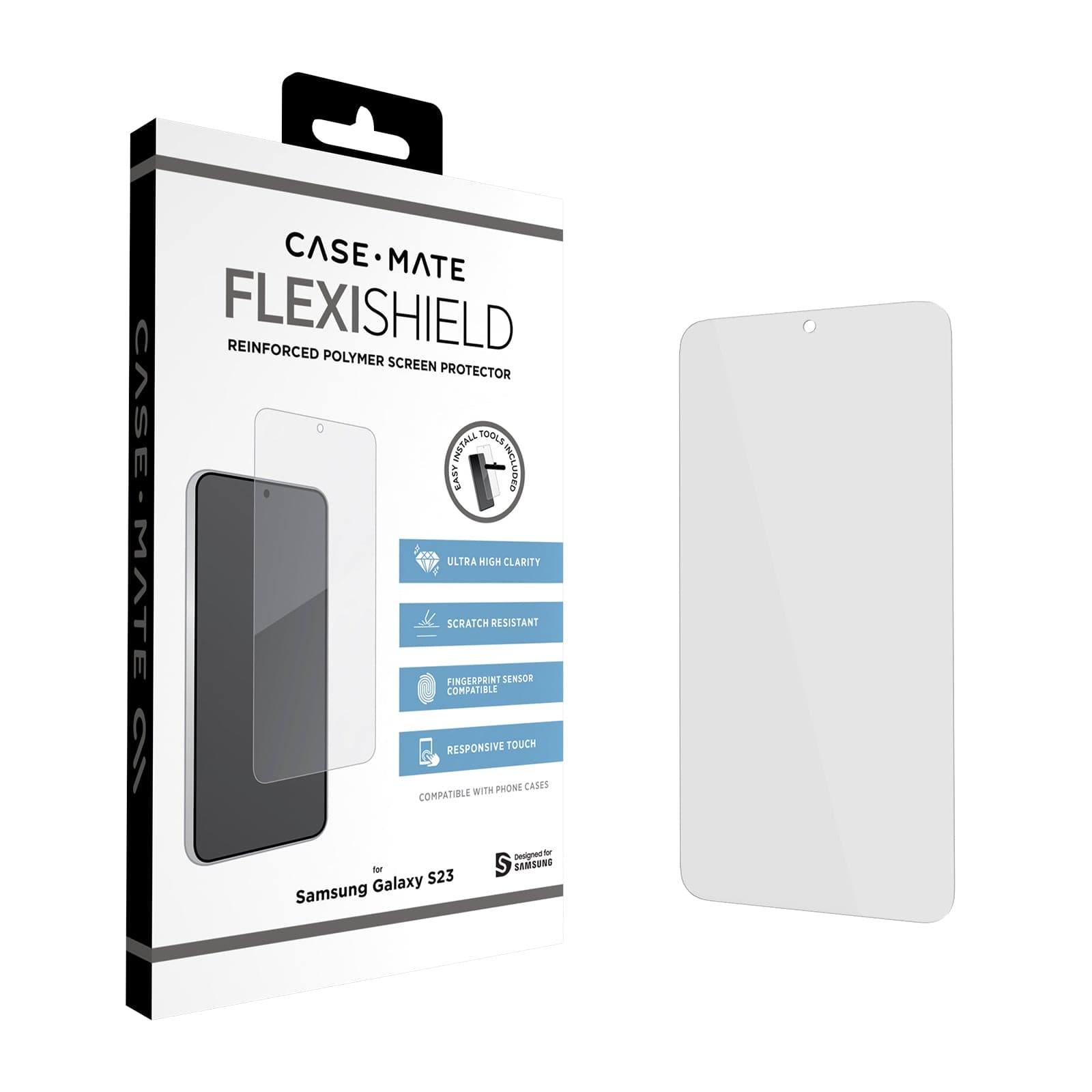 CASE-MATE Screen Protectors FlexiShield protection écran Galaxy S23 transparente
