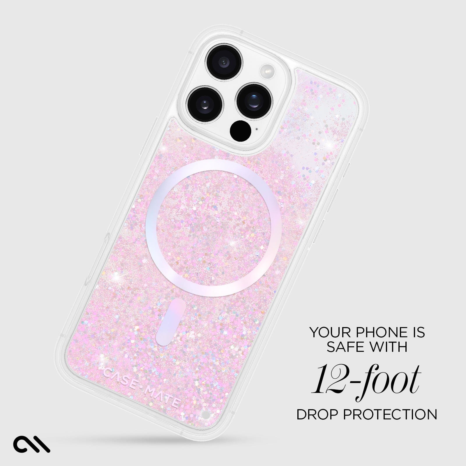 CASE-MATE Waterfall Soap Bubble® MagSafe iPhone 16 Pro Max coque irisée