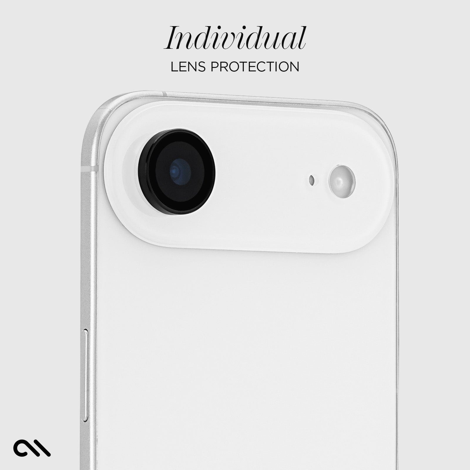 CASE-MATE Aluminum Ring Lens Protector protection caméra iPhone Air noire
