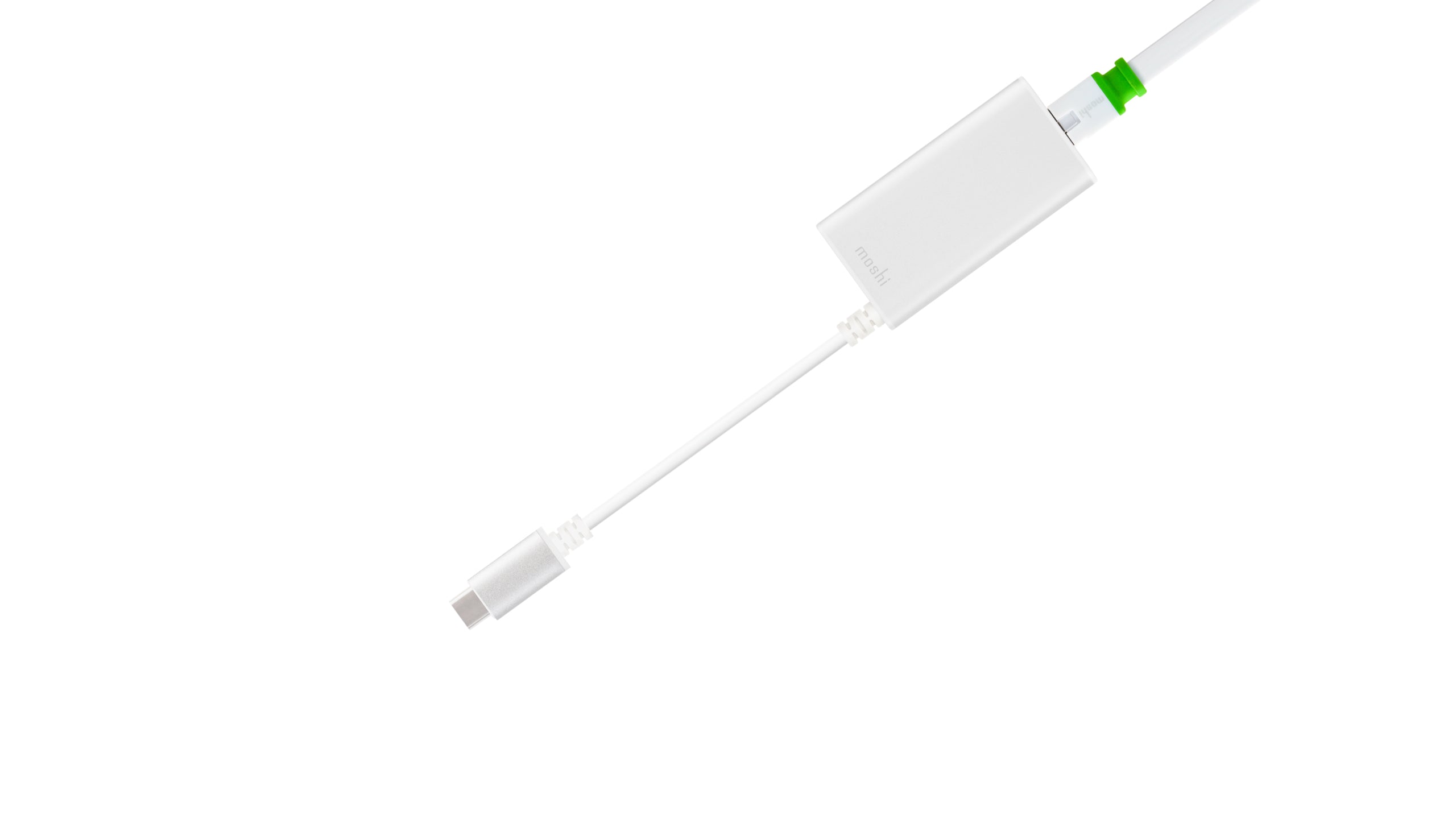 Moshi Cables and Adapters USB-C to Gigabit Ethernet Adapter adaptateur réseau argent