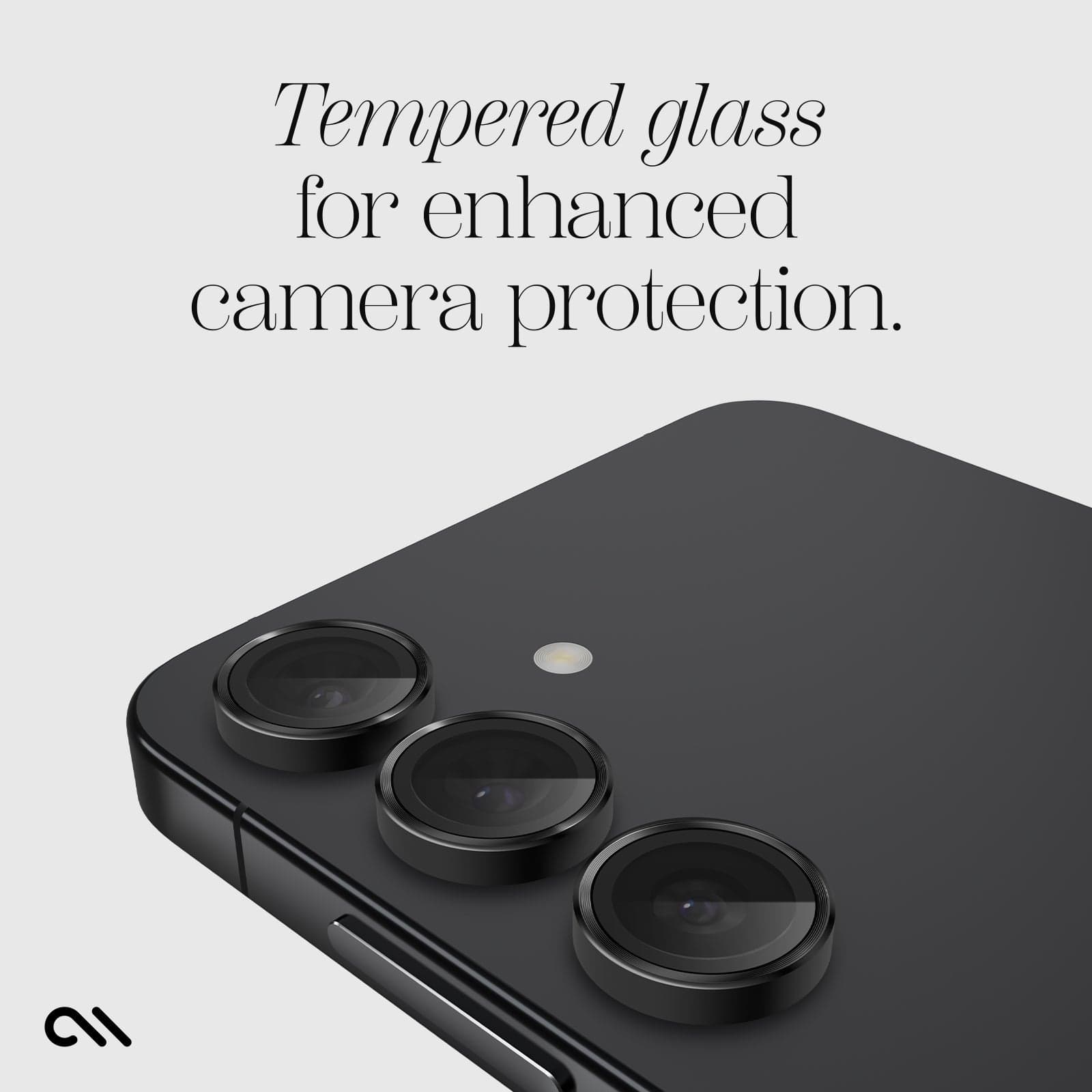 CASE-MATE Lens Protectors Camera Lens Protector protection caméra Galaxy S25+ noir