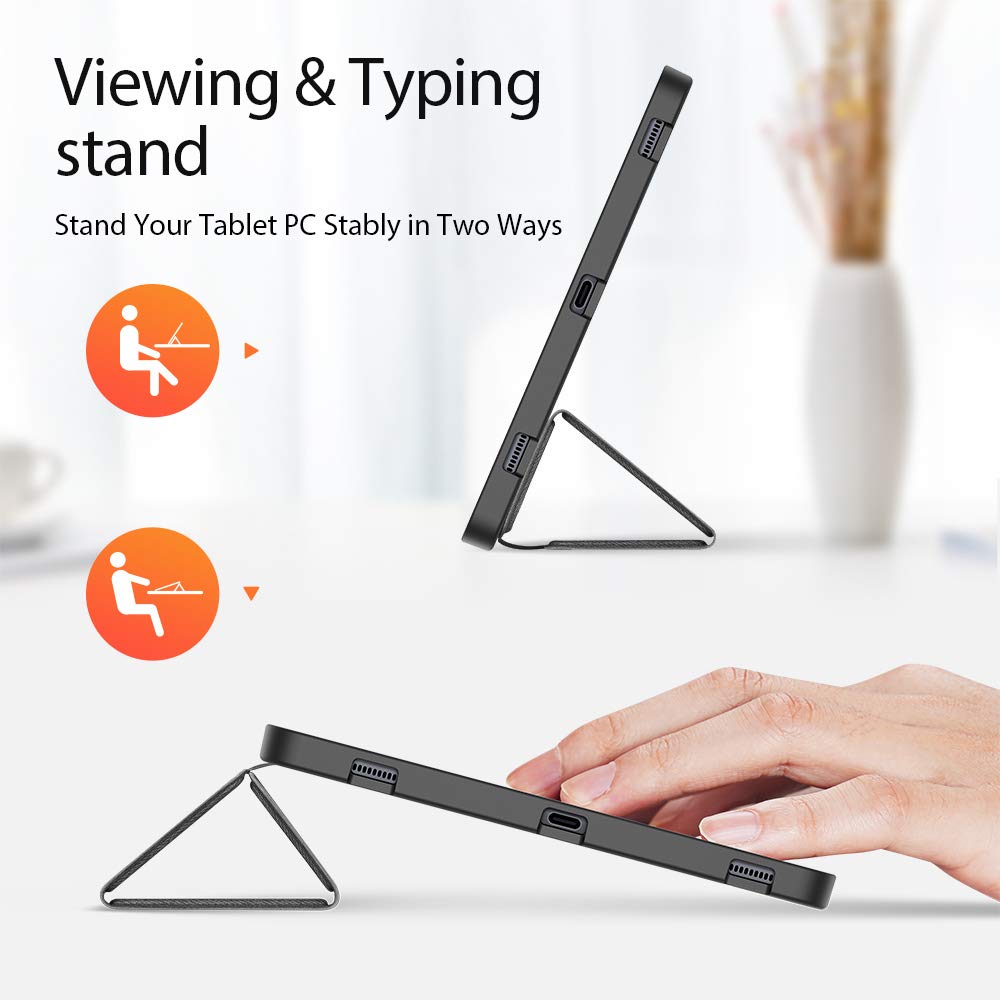 Dux Ducis Domo Series étui Tab S8+ S7 FE S7+ noir support
