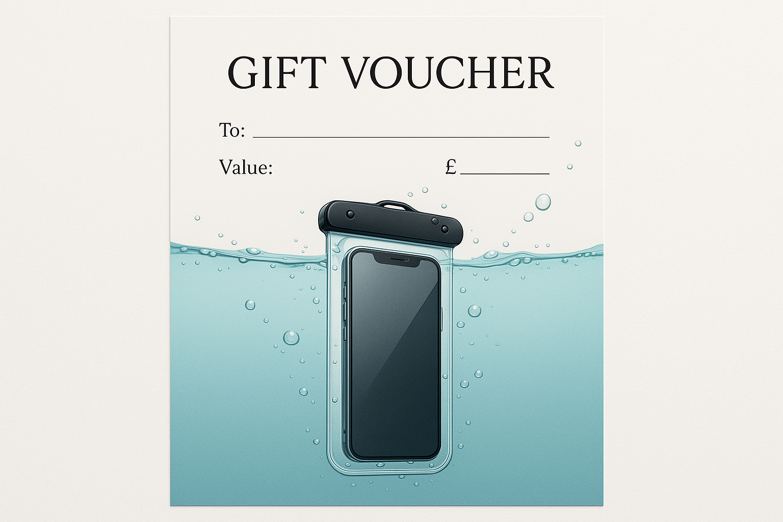 Aquapac Accessories bon cadeau 50 £