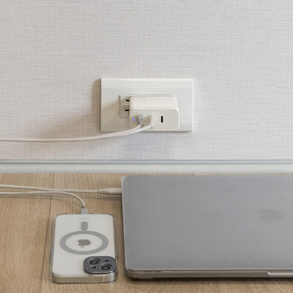 Moshi Chargers Rewind USB-C GaN Charger chargeur 100 W, trois ports