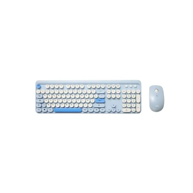 WE WE POP clavier souris sans fil bleu pavé numérique piles incluses
