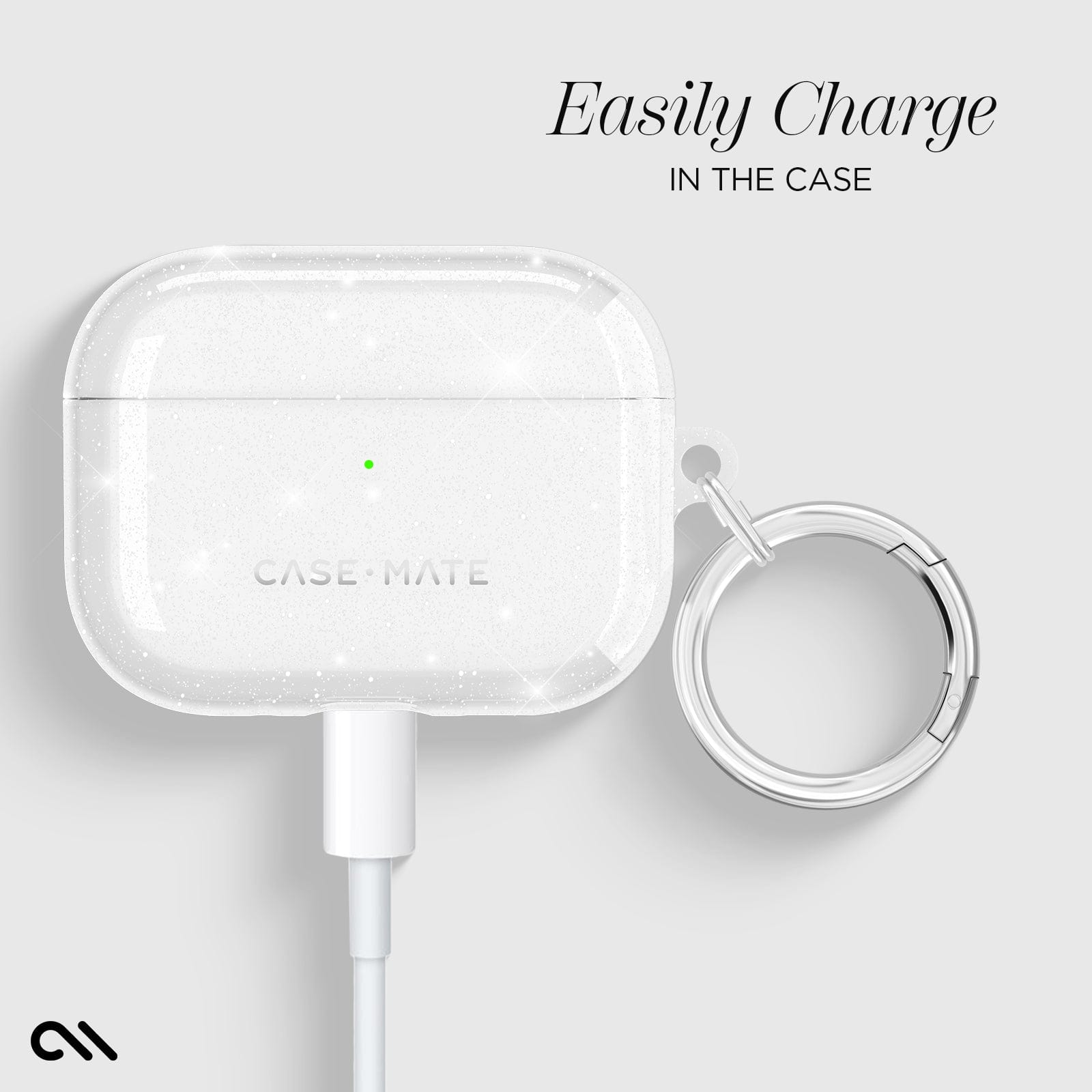 CASE-MATE AirPods Cases Sheer Twinkle Silver AirPods Pro 3 coque pailletée
