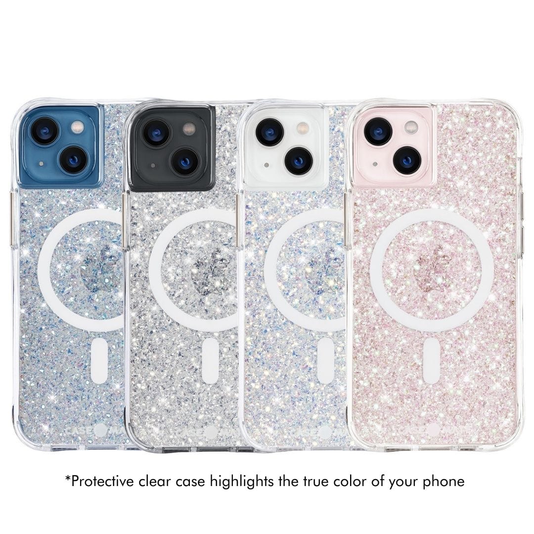 CASE-MATE Twinkle MagSafe coque iPhone 13 mini paillettes Stardust