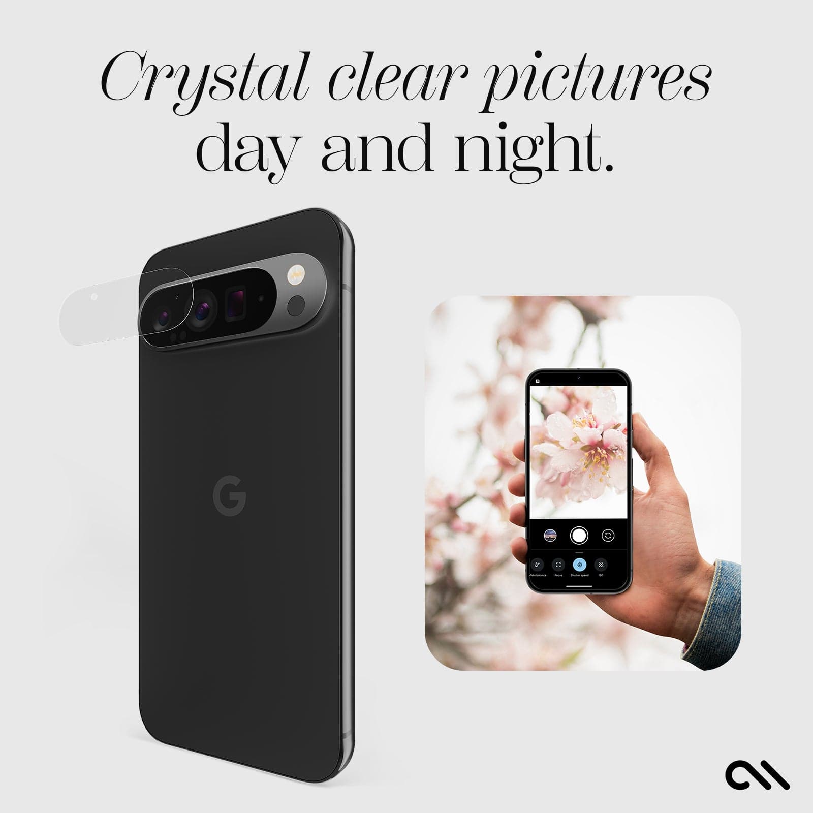 CASE-MATE Glass Camera Lens Protector Pixel 9 Pro XL protection caméra en verre
