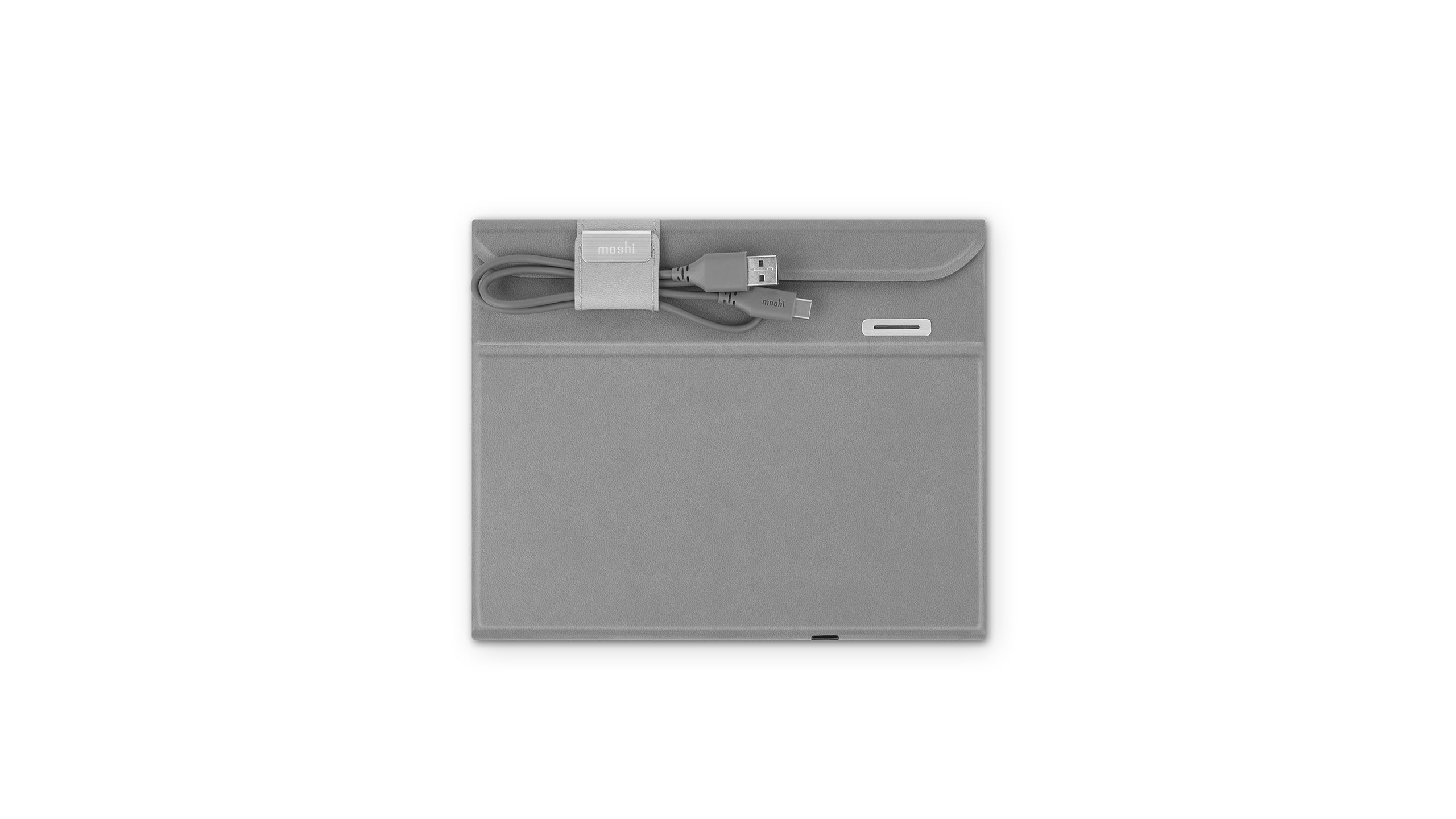 Moshi Wellness Deep Purple™ UV Sanitizer désinfecteur UV gris pliable