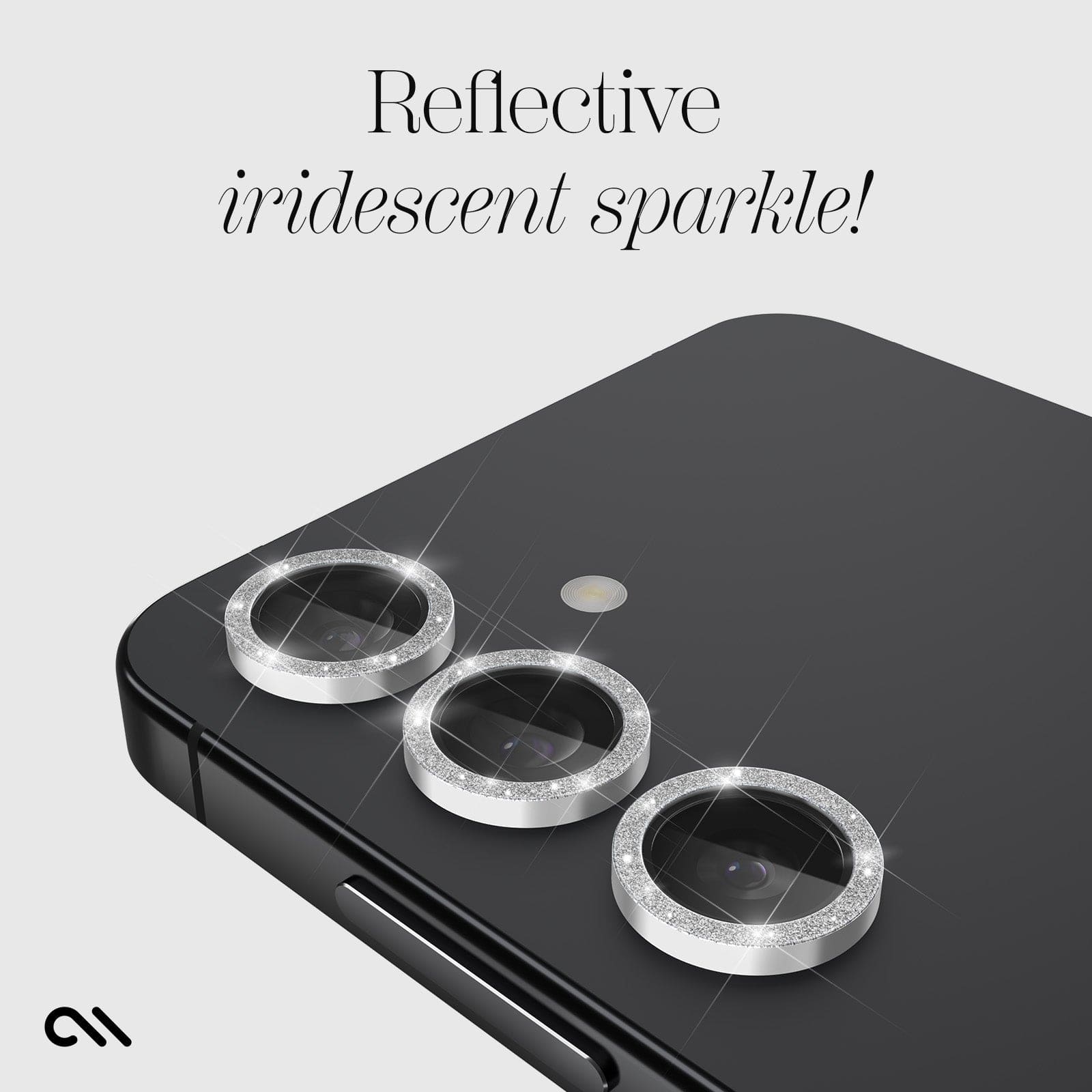 CASE-MATE Lens Protectors Twinkle Camera Lens Protector protection objectifs Galaxy S25 paillettes