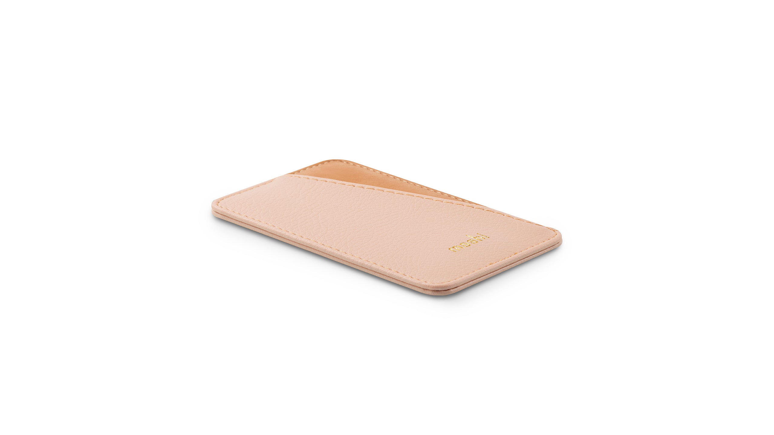 Moshi Wallets SnapTo™ Magnetic Slim Wallet porte-cartes caramel brun magnétique