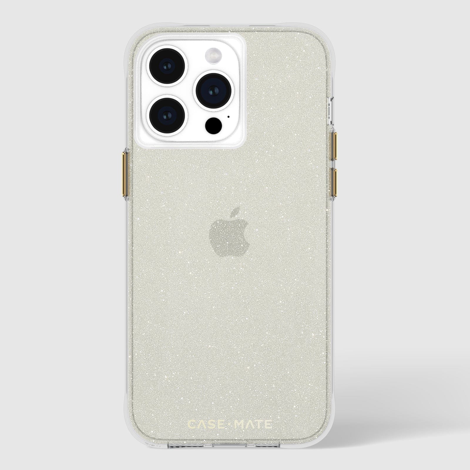 CASE-MATE Phone Cases Sheer Crystal Gold coque iPhone 15 Pro Max Gold, cristaux dorés et antichute 3,6 m