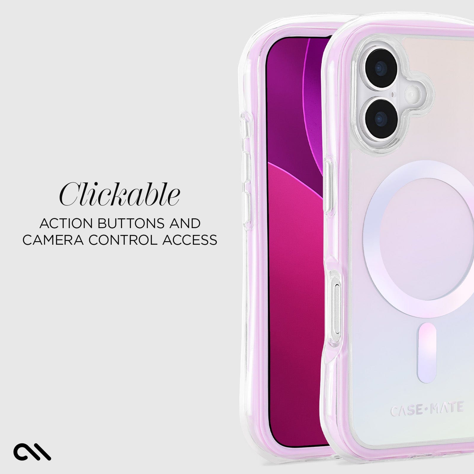 CASE-MATE Phone Cases Jelly Pop Soap Bubble MagSafe coque iPhone 17 irisée