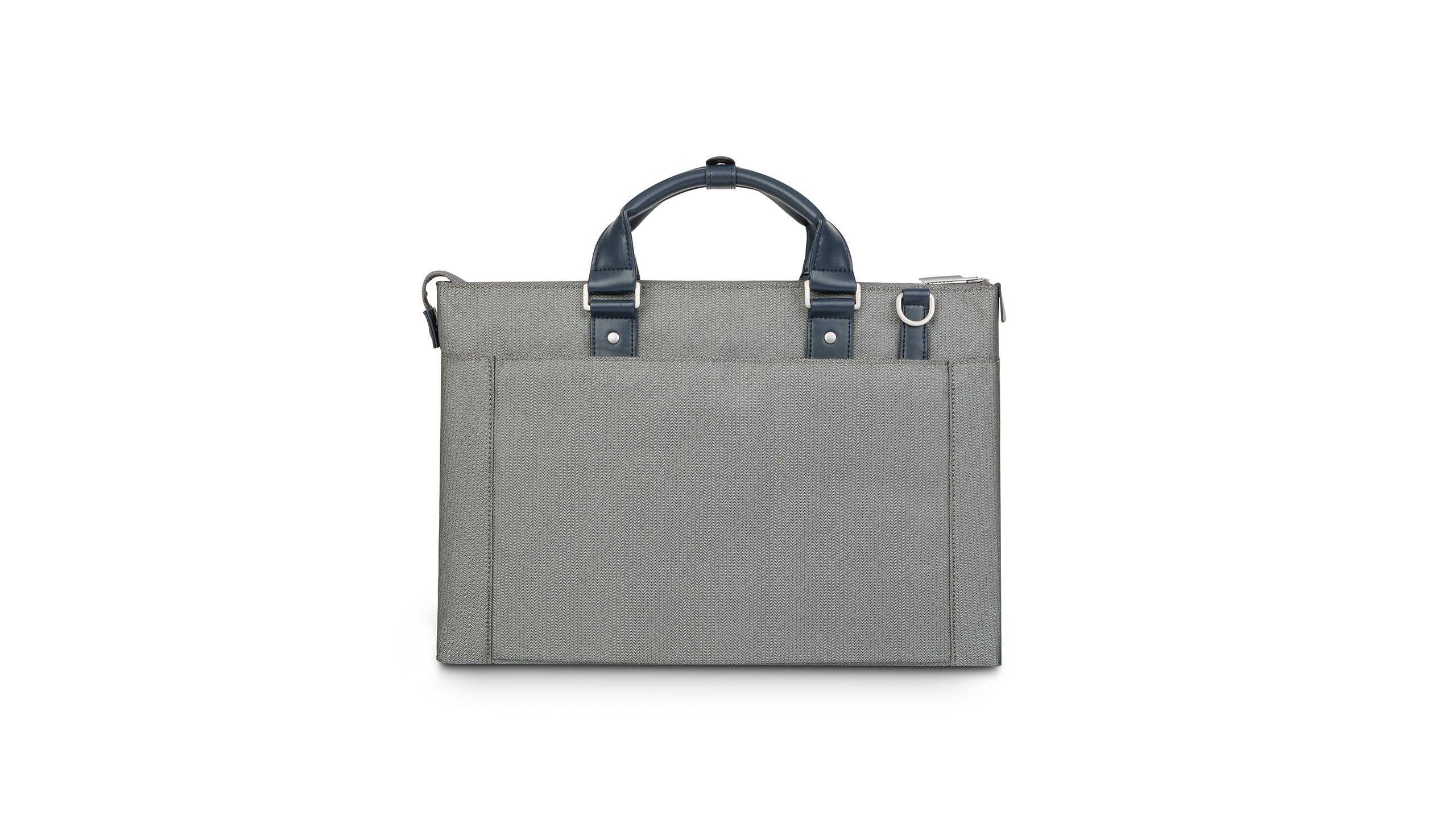 Moshi Bags Urbana Lite Slim Laptop Briefcase sacoche ordinateur 13 pouces Herringbone Blue