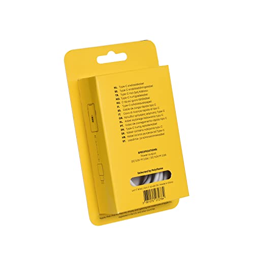 Tekmee Câbles de charge Lightning/Type-C câble 2 m, charge rapide