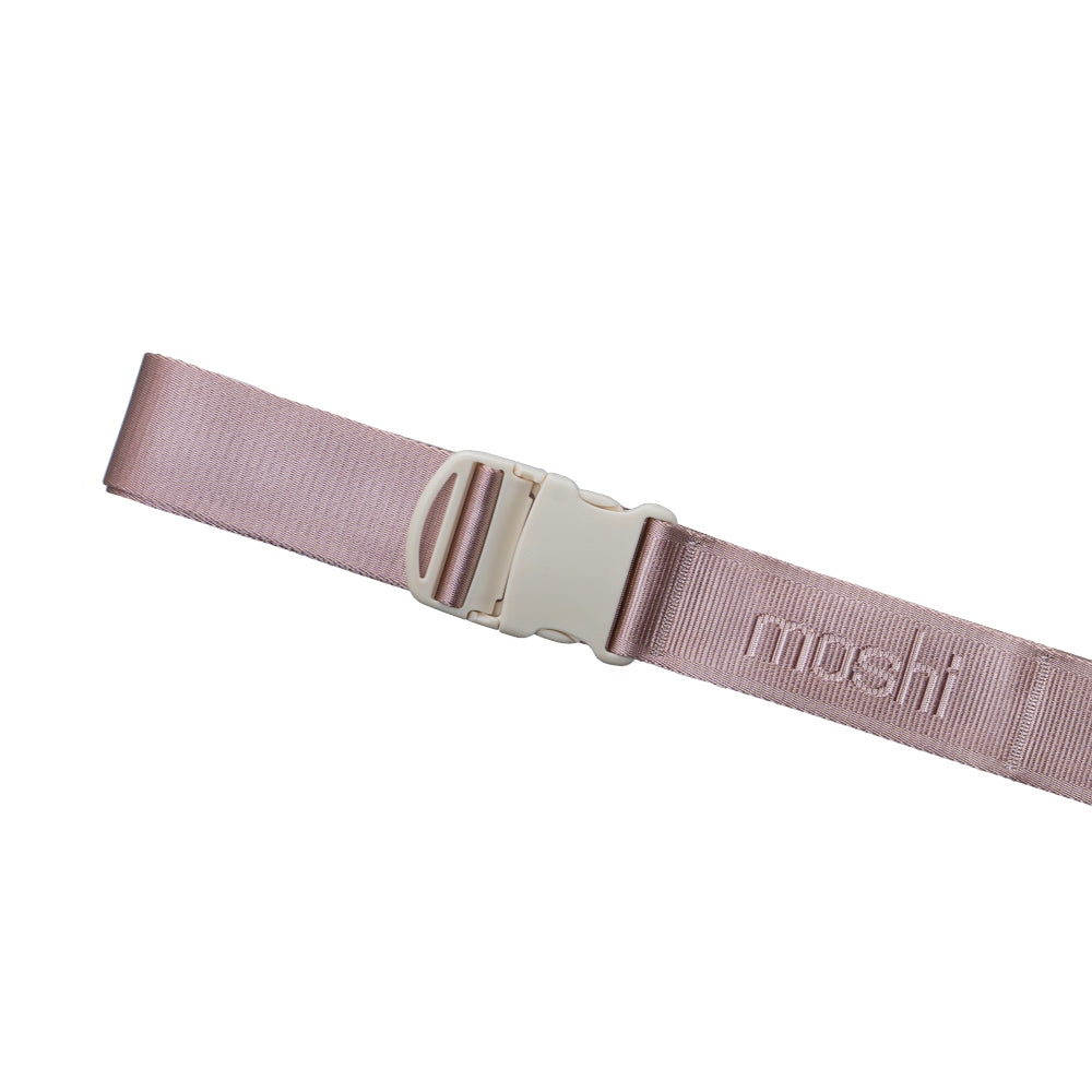 MOSHI Accessories Luggage Strap sangle de valise réglable 20 à 29 pouces Woodrose Mauve