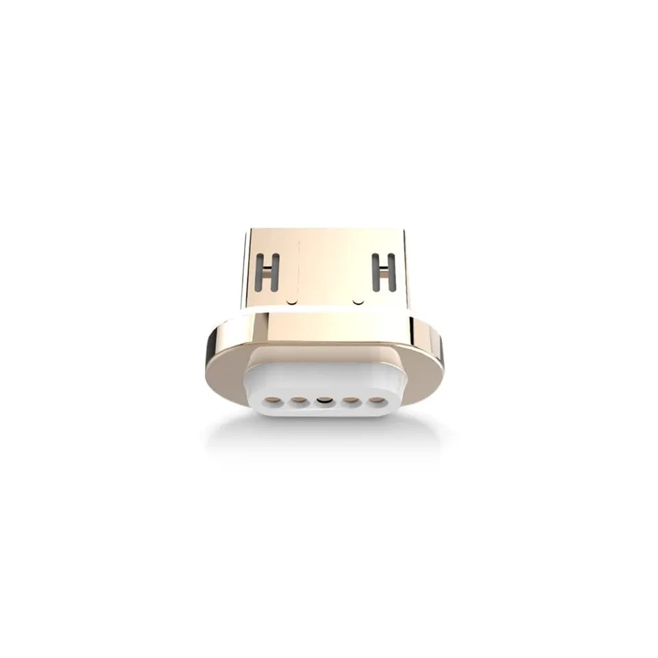 WE Cables connecteur magnétique Micro USB, lot de 2 dorés