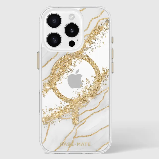 CASE-MATE Phone Cases Karat Granite MagSafe coque iPhone 16 Pro marbre