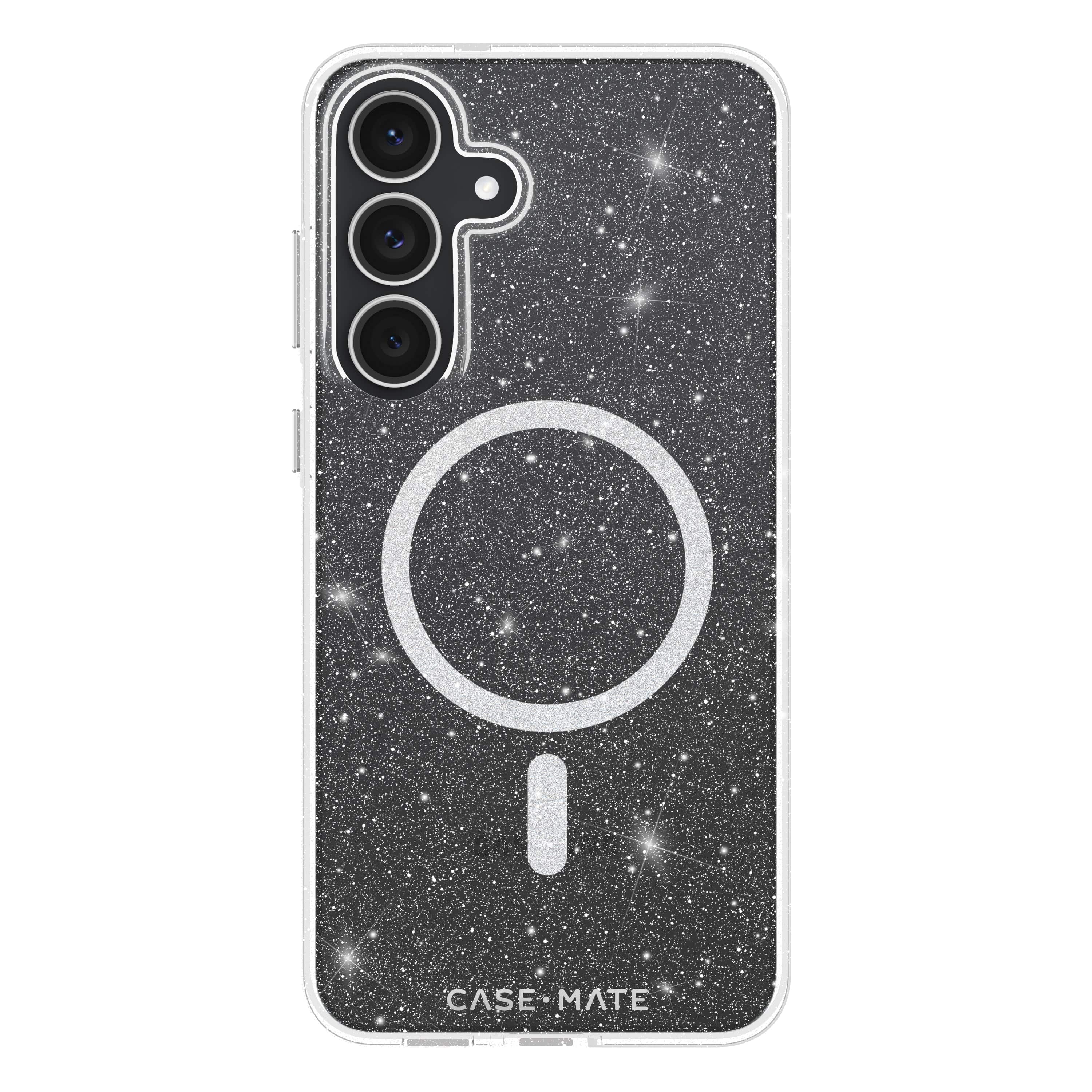 CASE-MATE Phone Cases Sheer Twinkle Silver Galaxy S25 FE coque argentée