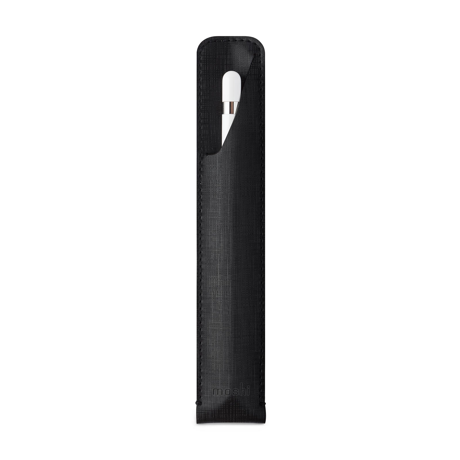 Moshi Accessories Apple Pencil Vegan Leather Case étui noir en cuir végan