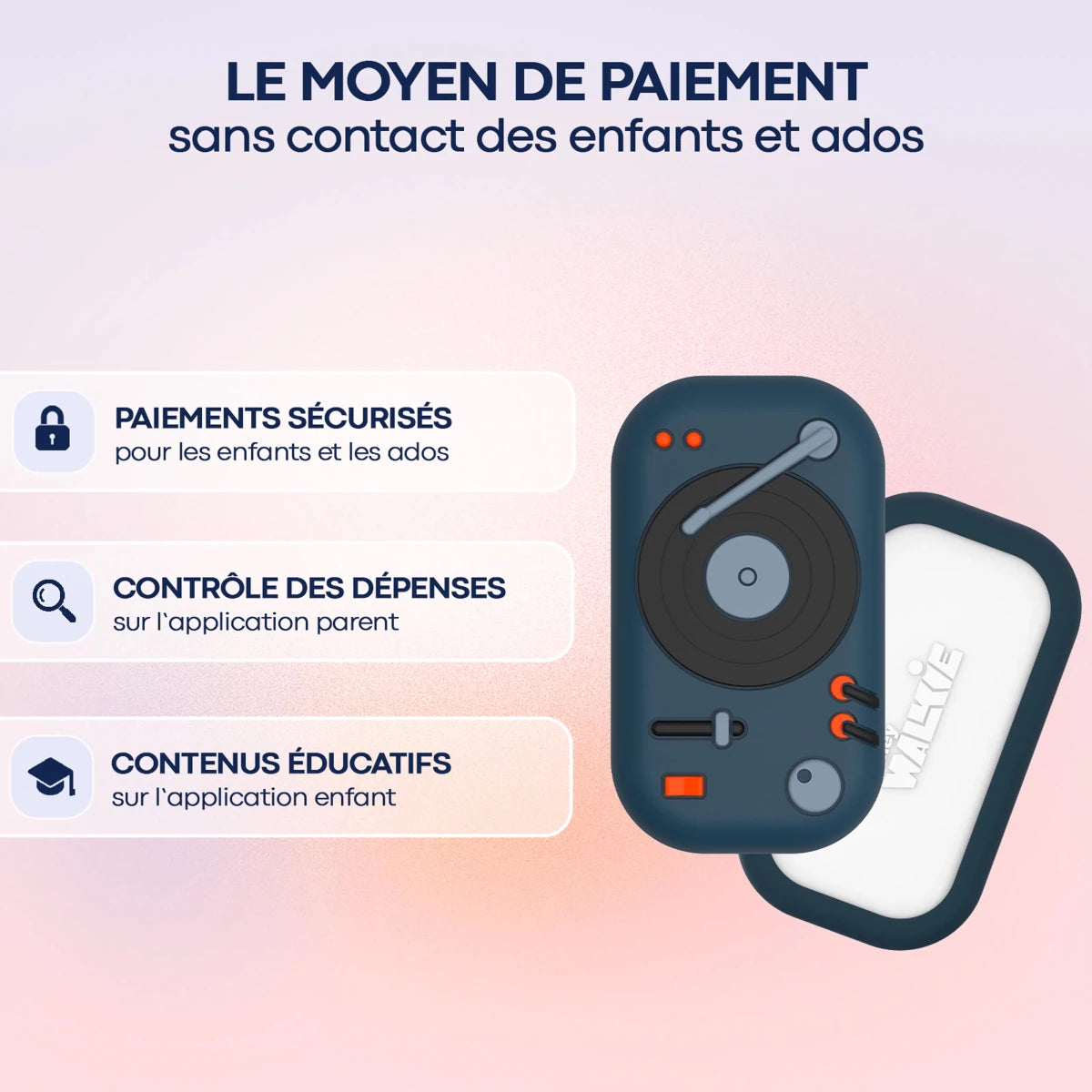 MoneyWalkie Tous les Walkies Walkie Platine moyen de paiement