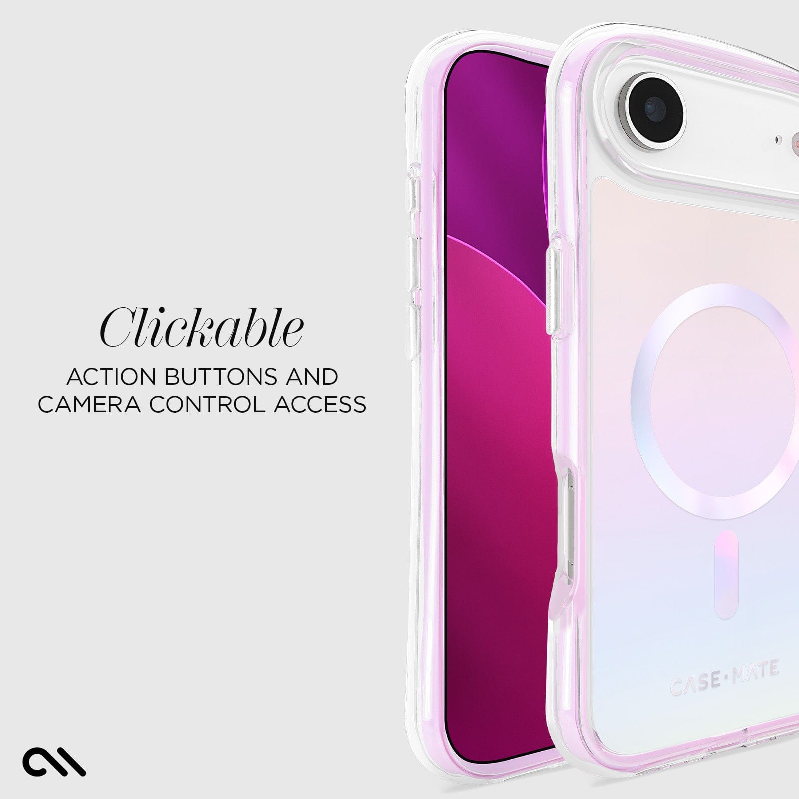 CASE-MATE Phone Cases Jelly Pop Soap Bubble MagSafe coque iPhone Air irisée