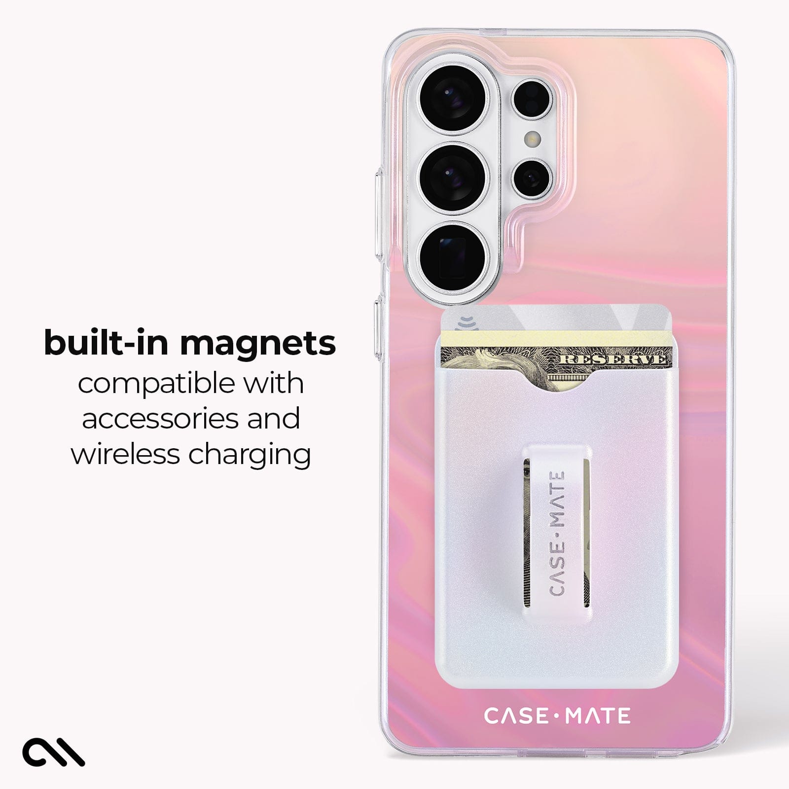 CASE-MATE Phone Cases Peach Soap Bubble with Magnet coque Galaxy S26 Ultra irisée