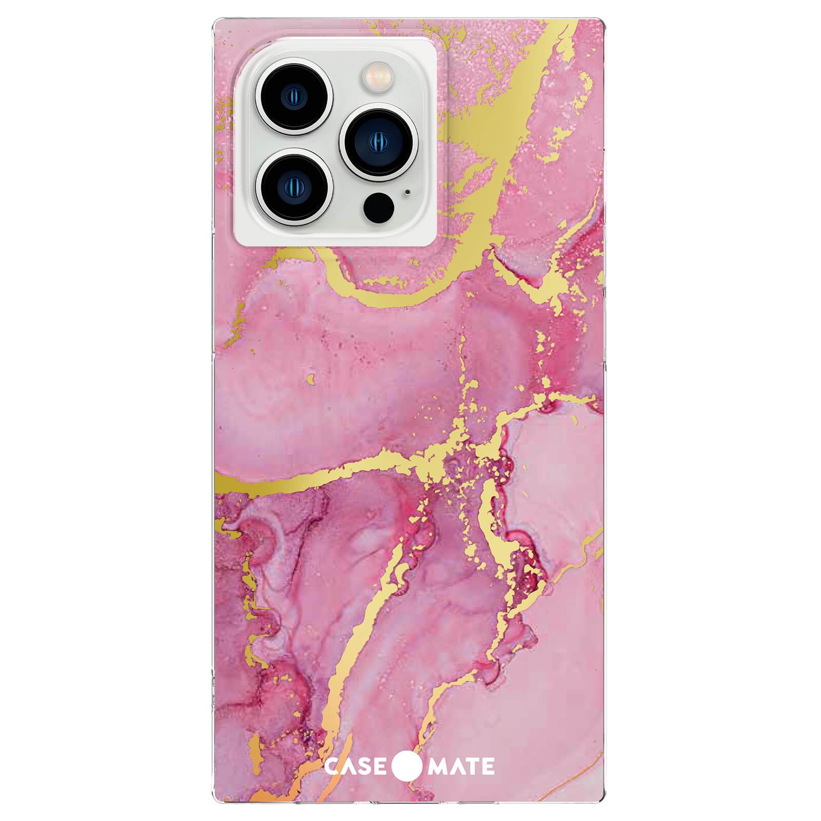 CASE-MATE Phone Cases BLOX coque iPhone 13 Pro Magenta Marble antichoc