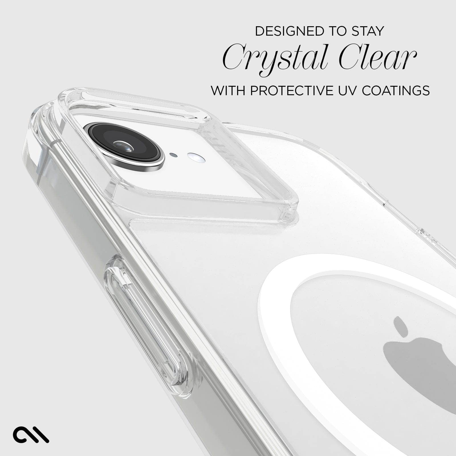 CASE-MATE Phone Cases Tough Clear MagSafe coque iPhone 17e/16e transparente