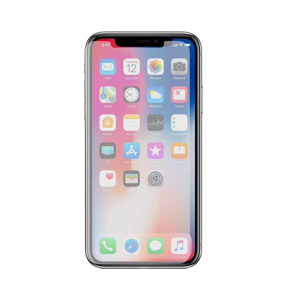 Tekmee Protections d'écran et coques iPhone X verre trempé 9H