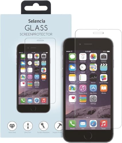 SELENCIA Protection d’écran iPhone SE 2022/2020 verre trempé 9H