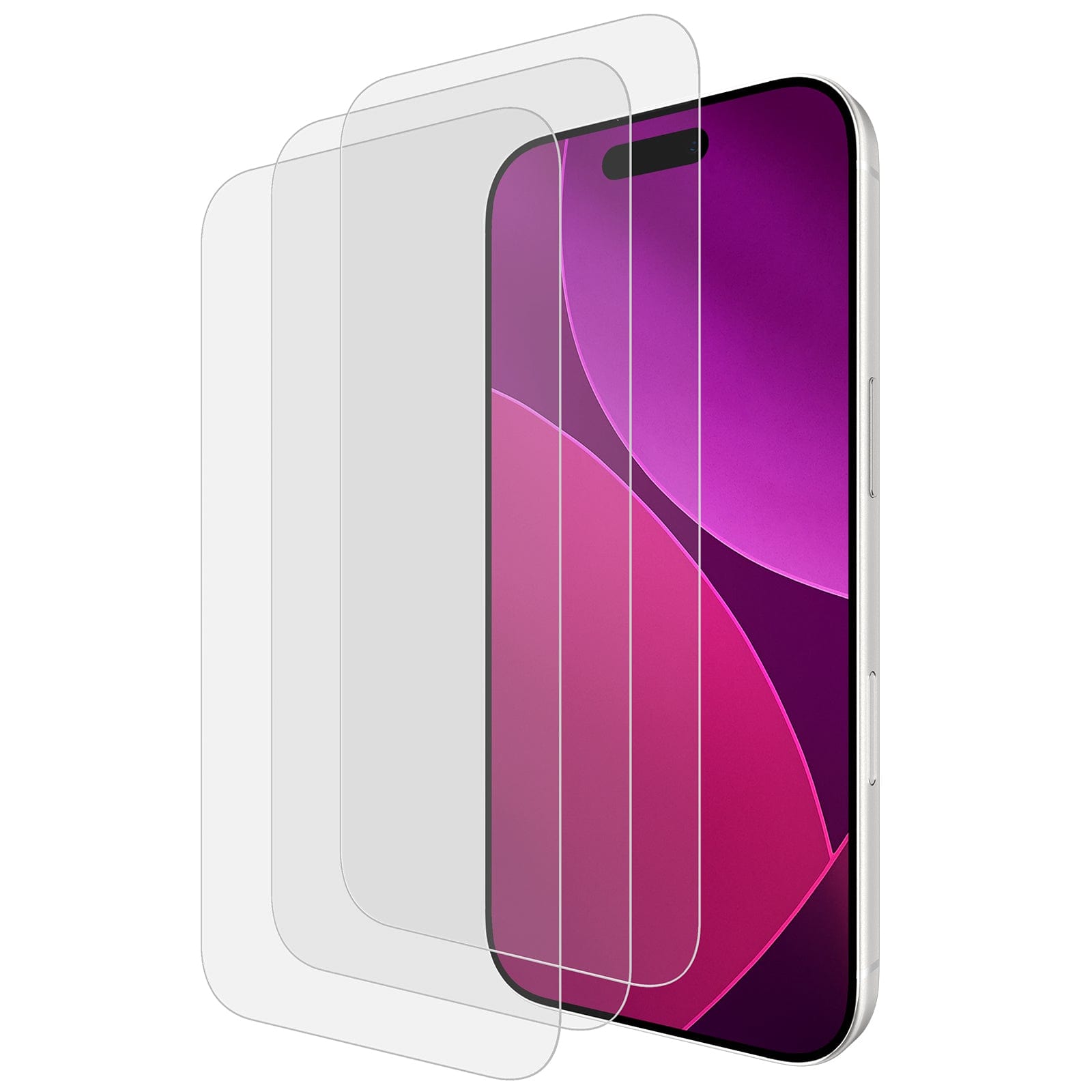 CASE-MATE Screen Protectors Easy Apply Glass Screen Protector 3 Pack verre trempé iPhone 18 Pro Max/17 Pro Max