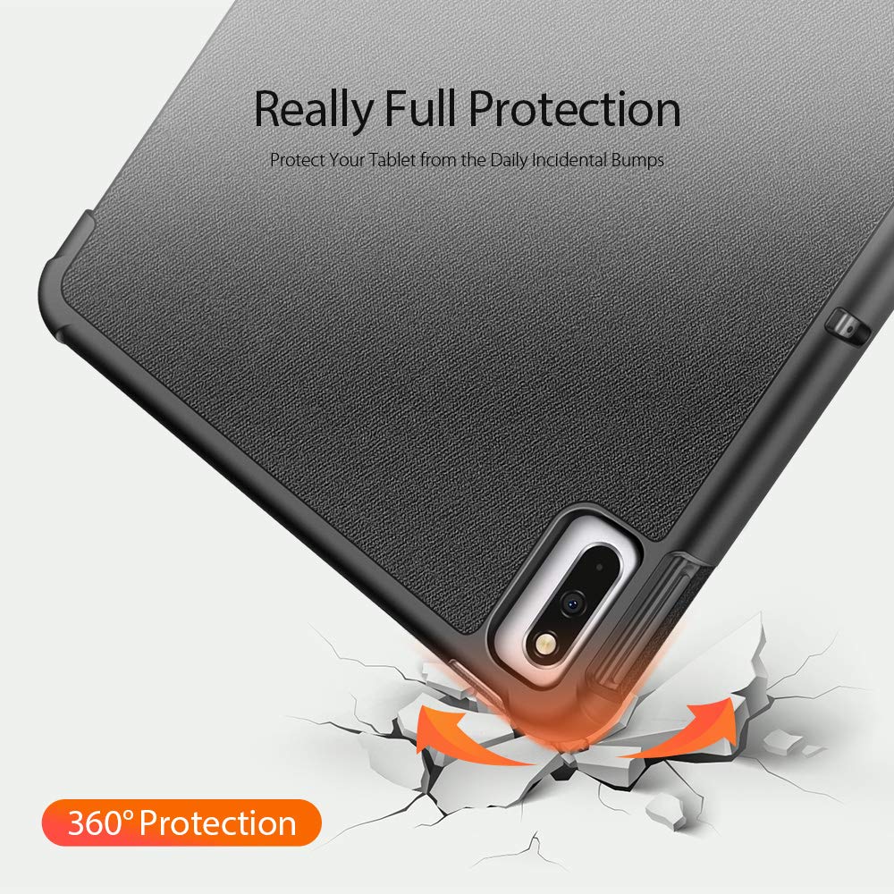 Dux Ducis Domo Series coque Huawei MatePad 10.4 noire support