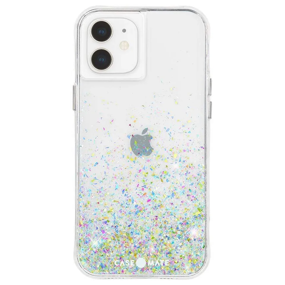 CASE-MATE Twinkle Ombre coque iPhone 12 / 12 Pro confettis