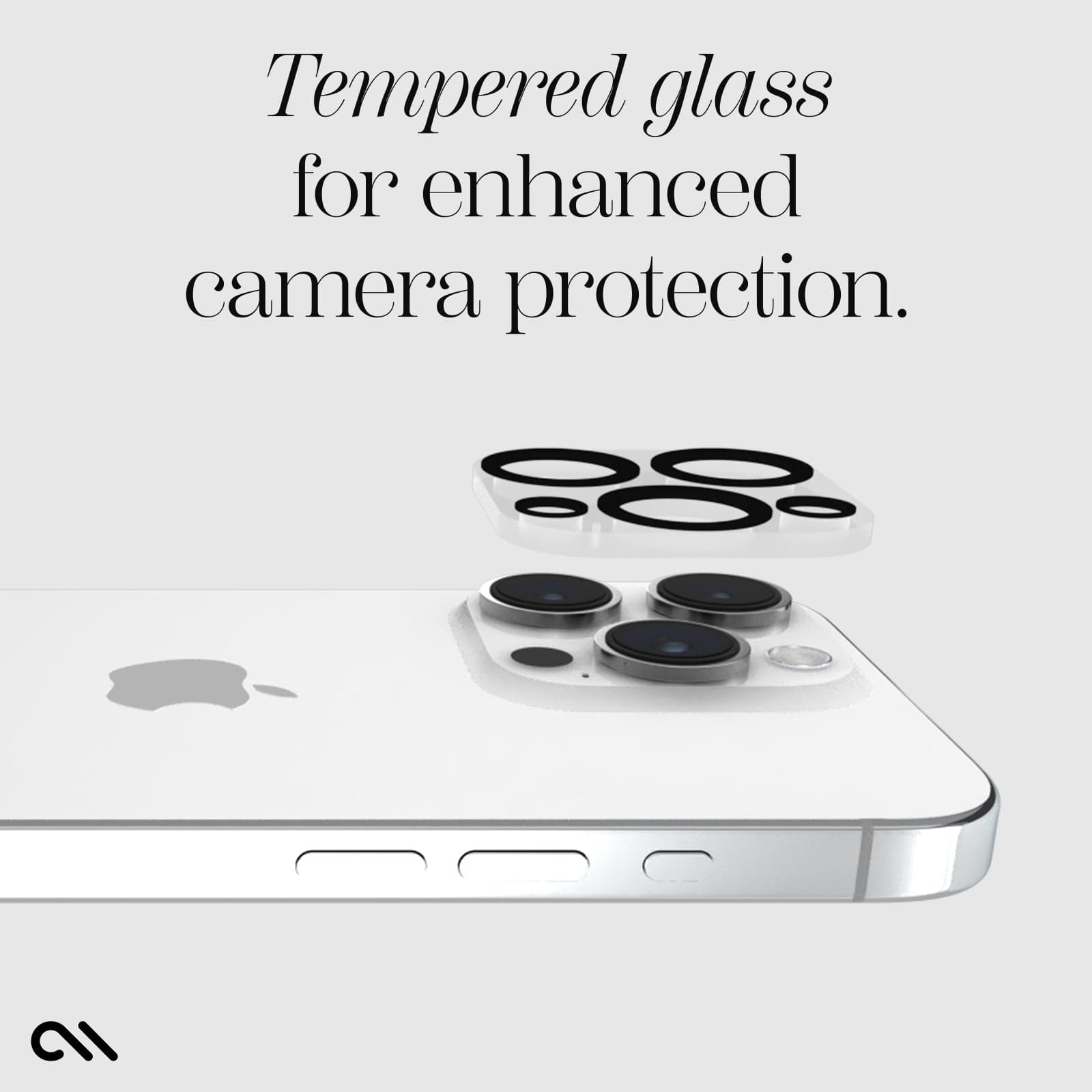 CASE-MATE Lens Protectors Glass Camera Lens Protector verre caméra iPhone 15 Pro / 15 Pro Max