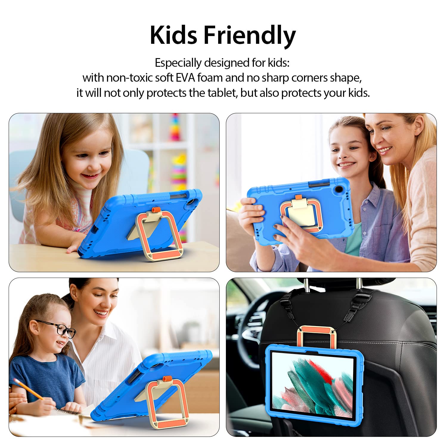 Dux Ducis Panda Series étui Galaxy Tab A8 2021 bleu EVA