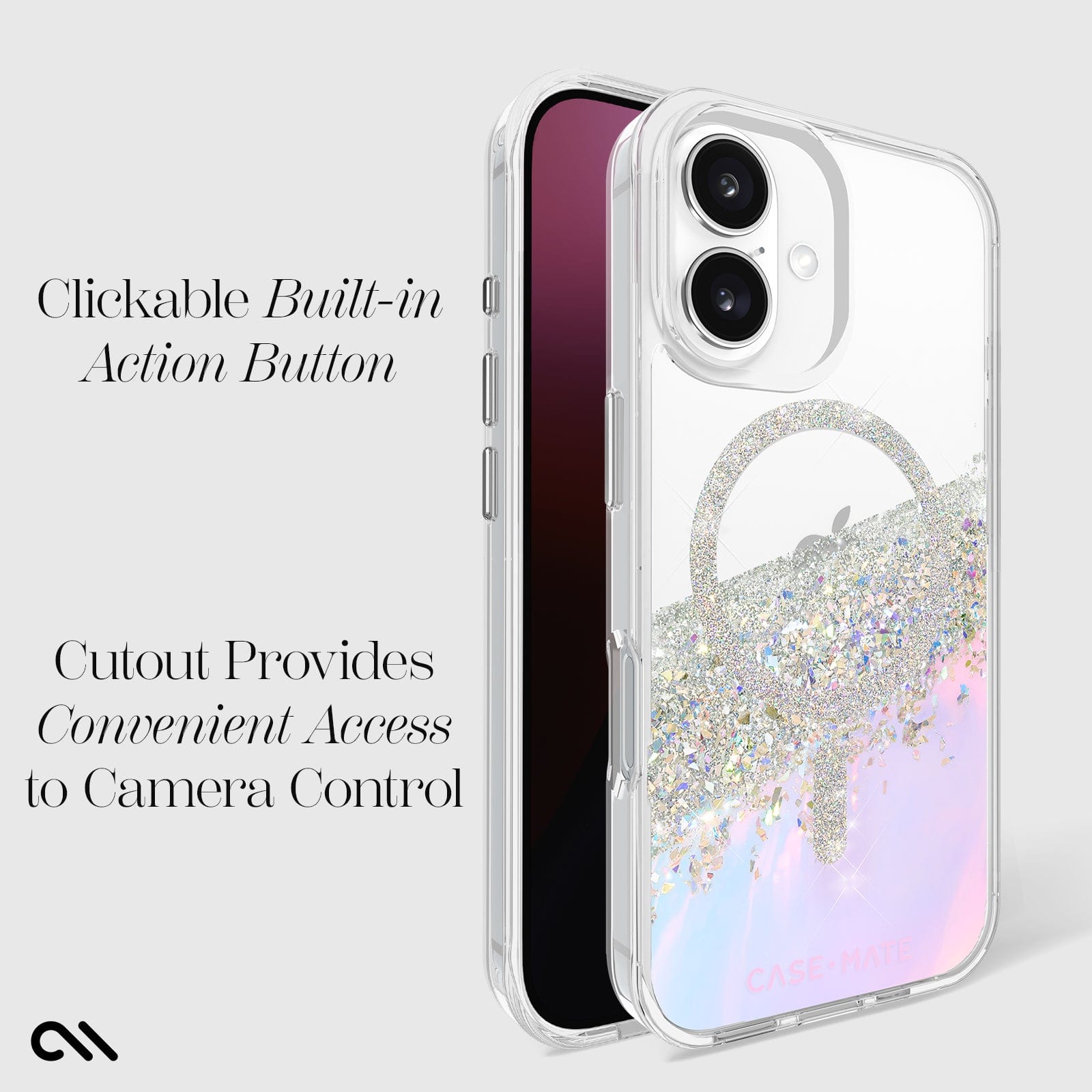 CASE-MATE Phone Cases Karat Soap Bubble MagSafe coque irisée iPhone 16