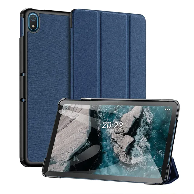 Dux Ducis Domo Series coque Nokia T20 2021 bleue support