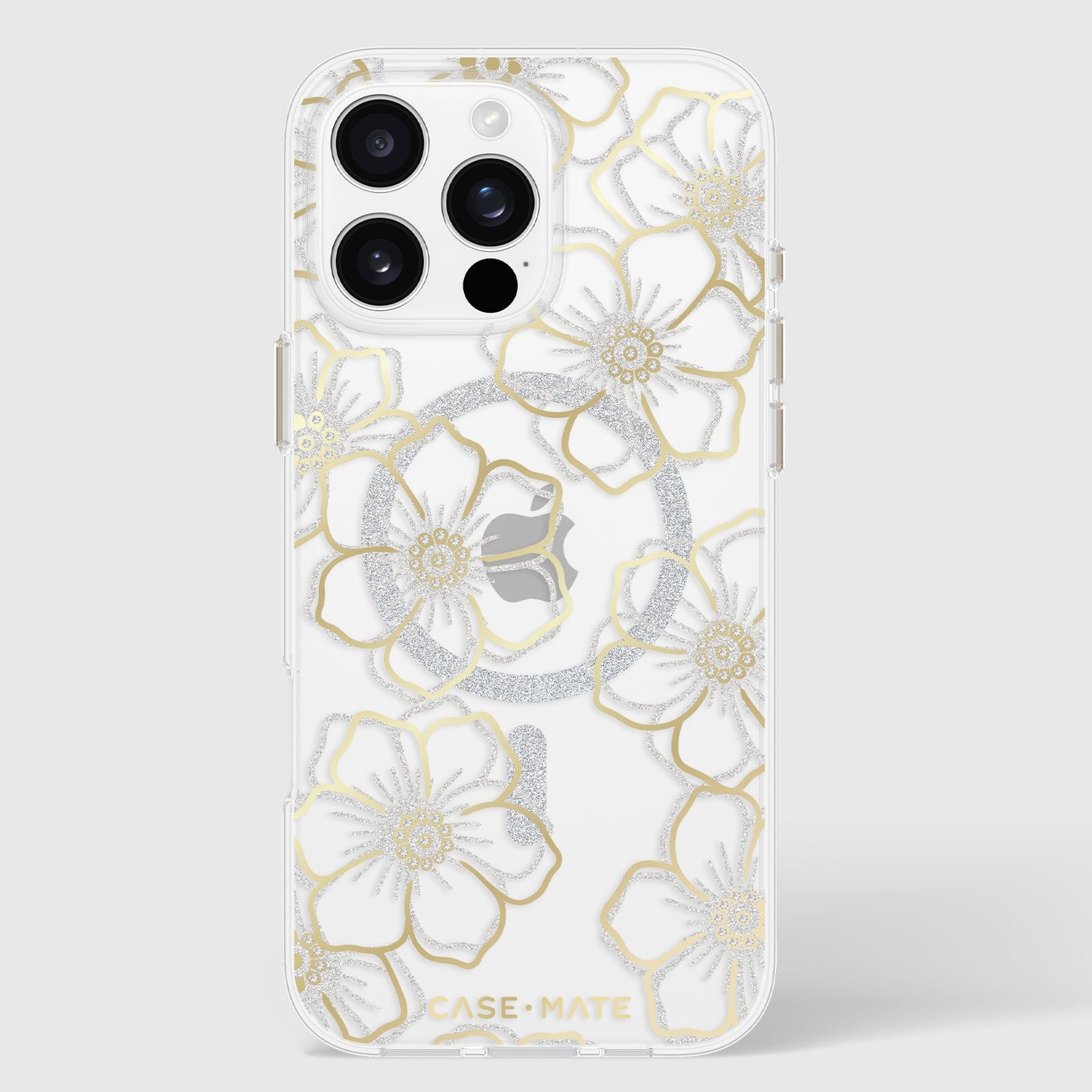CASE-MATE Phone Cases Floral Gems MagSafe coque iPhone 16 Pro Max à fleurs
