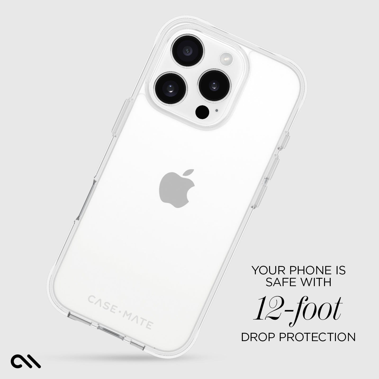 CASE-MATE Phone Cases Tough Clear iPhone 16 Pro coque transparente antichoc