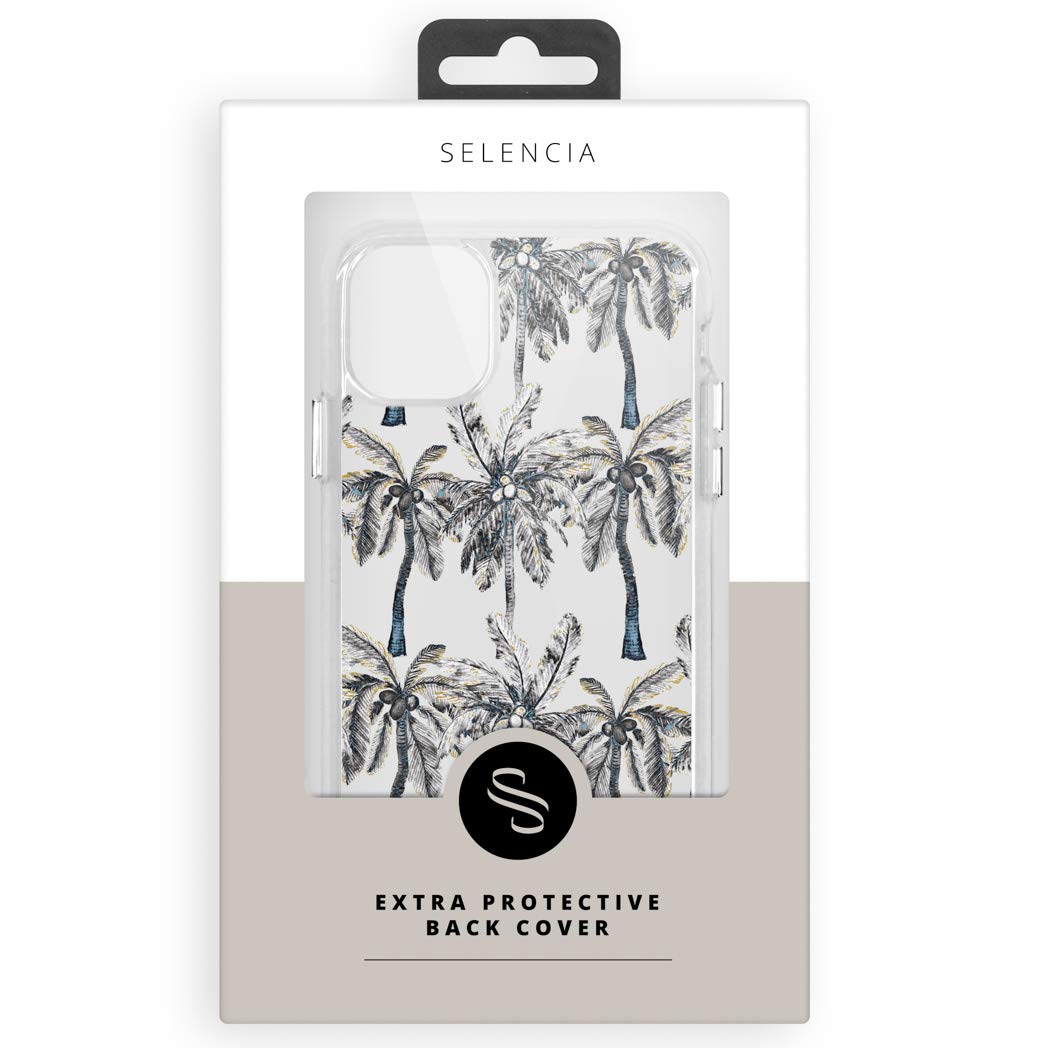 SELENCIA Coque arrière Zarya Feathers Samsung Galaxy A50/A30s Samsung Galaxy S20+ Palmtree antichoc