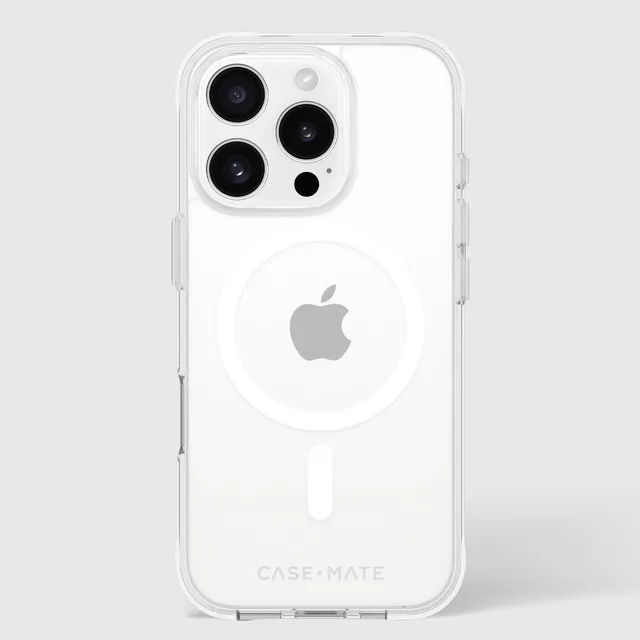 CASE-MATE Phone Cases Tough Clear MagSafe coque iPhone 16 Pro transparente résistante