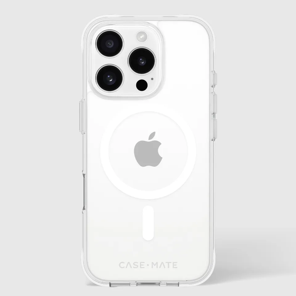 CASE-MATE Phone Cases Tough Clear MagSafe coque iPhone 16 Pro transparente résistante