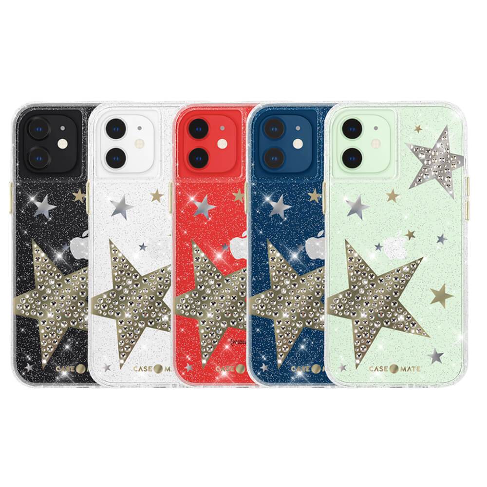 CASE-MATE Phone Cases Sheer Superstar coque iPhone 12 / iPhone 12 Pro étoiles