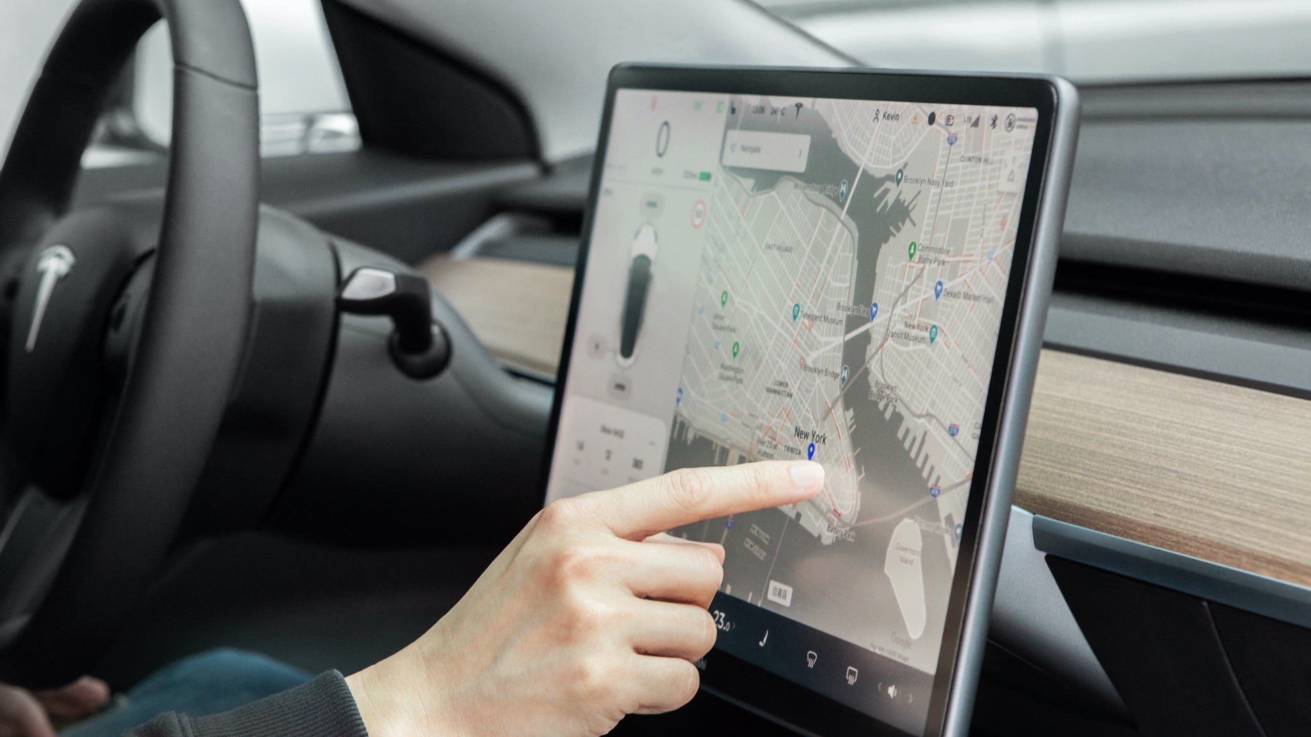Moshi Screen Protectors iVisor AG for Model 3/ Y protection écran Tesla Model 3/Y Black