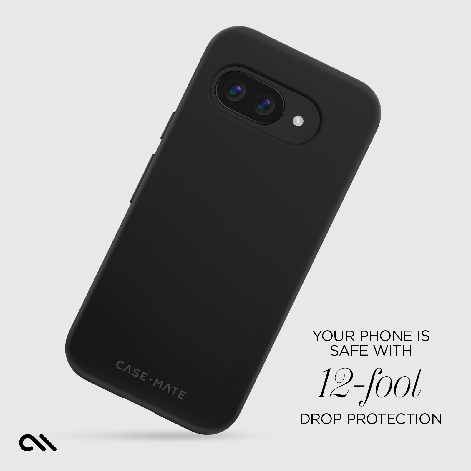 CASE-MATE Phone Cases Tough coque Pixel 9a noire antichute
