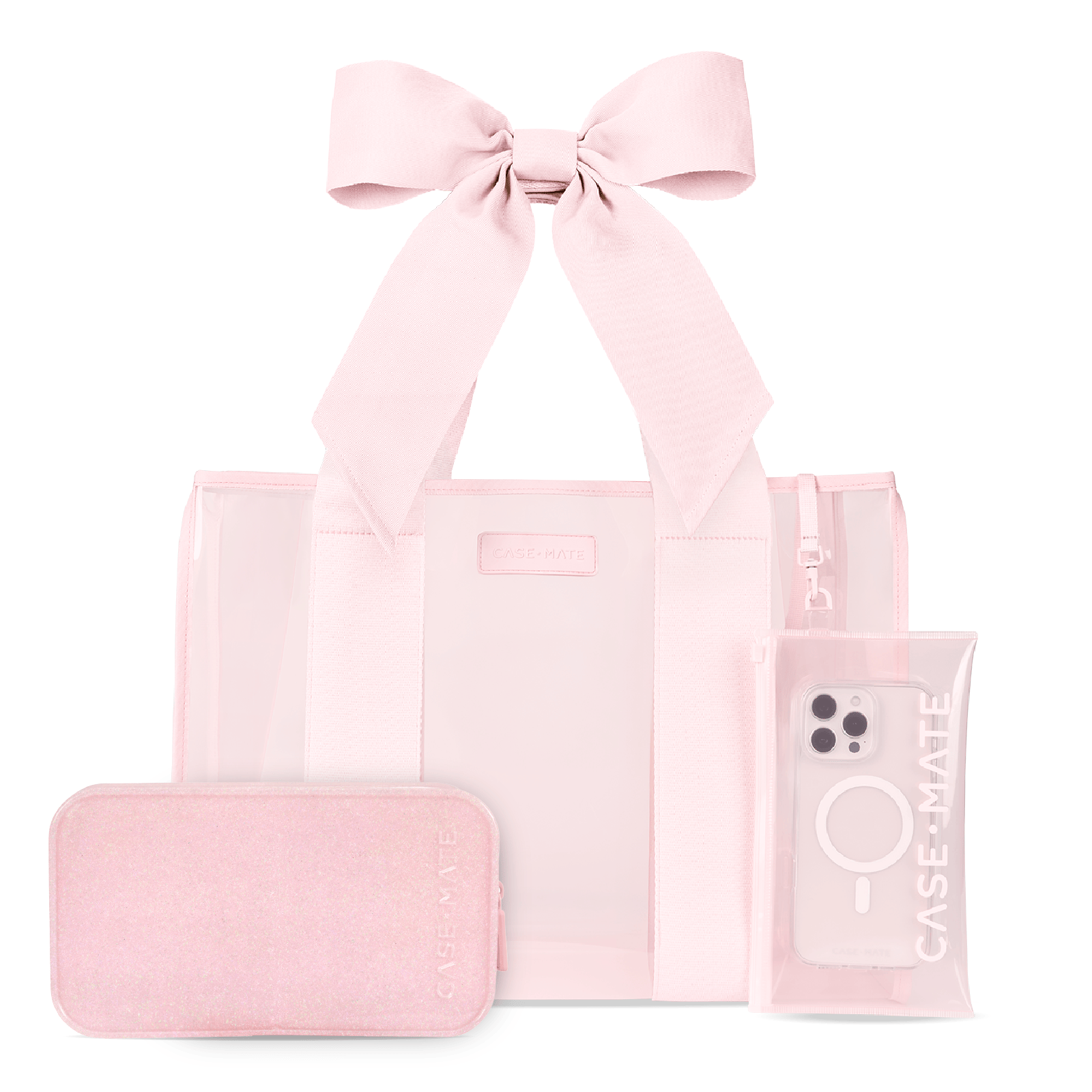 CASE-MATE Bundles The Jelly Duo ensemble Ballet Pink, deux accessoires jelly